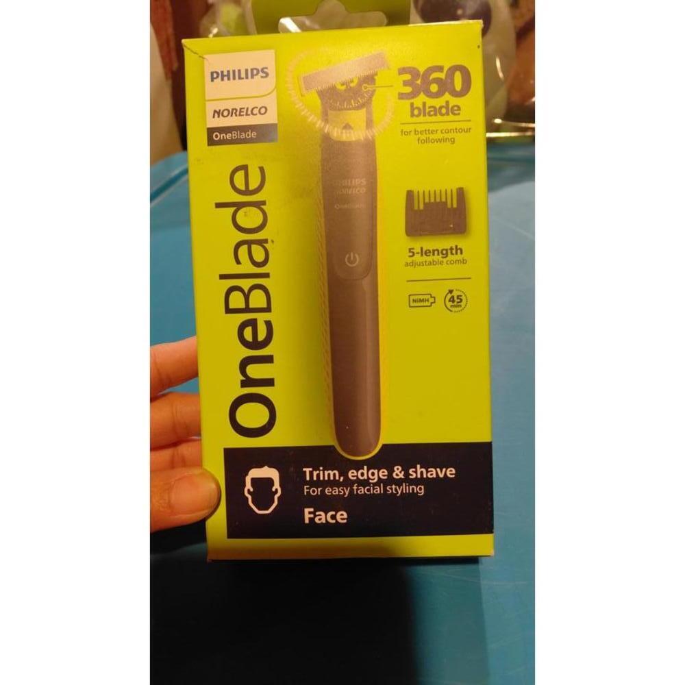 Philips Norelco OneBlade Face Trimmer and Shaver with 360 Blade